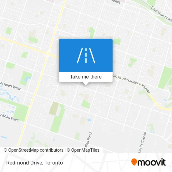 Redmond Drive map