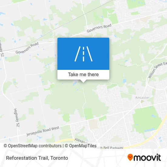 Reforestation Trail map