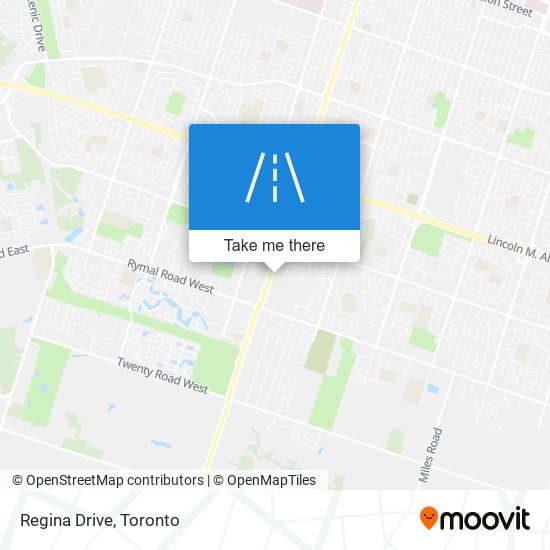 Regina Drive map