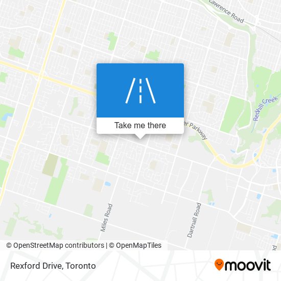 Rexford Drive map