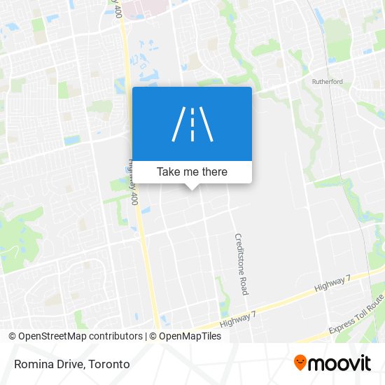 Romina Drive map