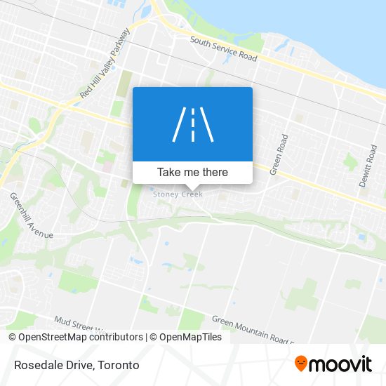 Rosedale Drive map