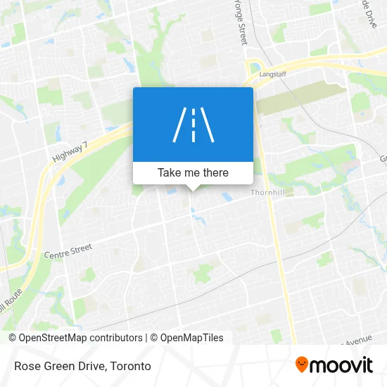 Rose Green Drive map