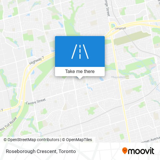 Roseborough Crescent map