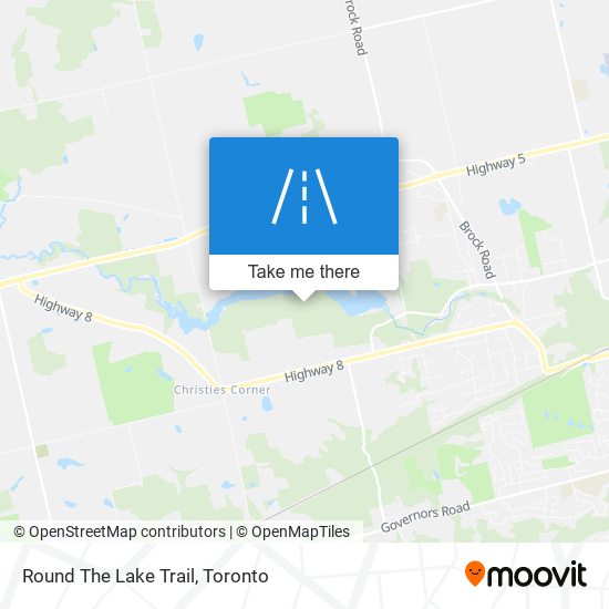Round The Lake Trail map