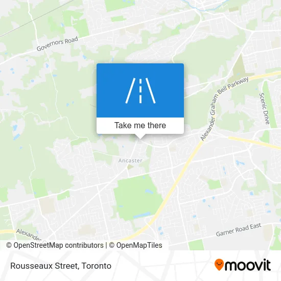 Rousseaux Street map