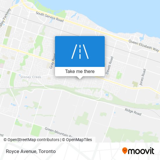 Royce Avenue map