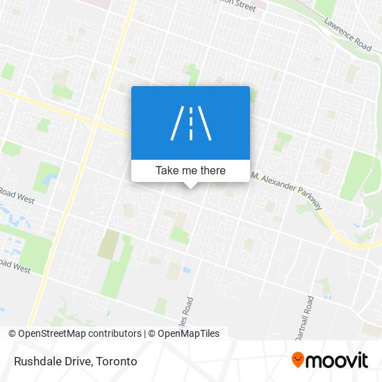 Rushdale Drive map