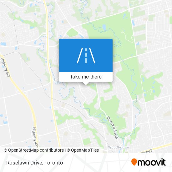 Roselawn Drive map