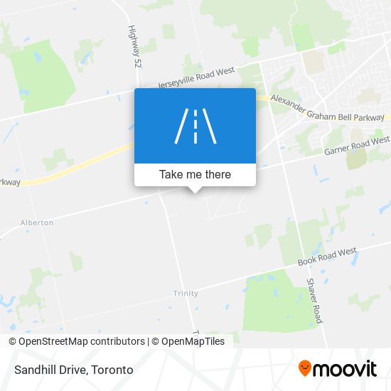 Sandhill Drive map