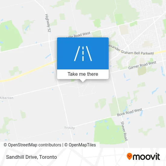 Sandhill Drive map