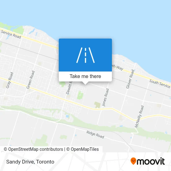 Sandy Drive map