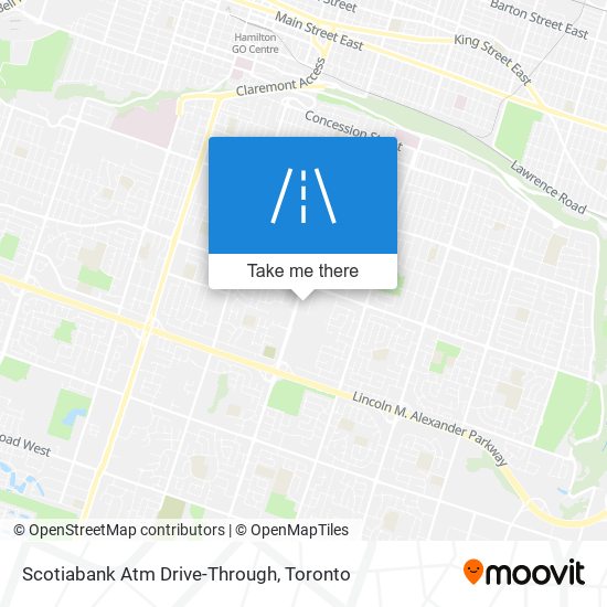 Scotiabank Atm Drive-Through map