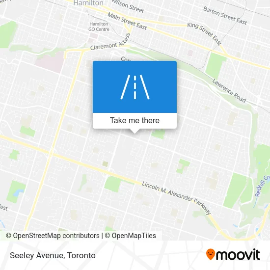 Seeley Avenue map