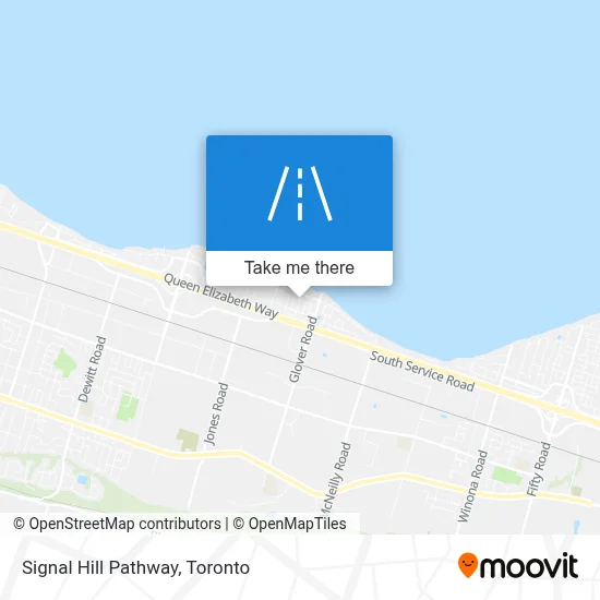 Signal Hill Pathway map