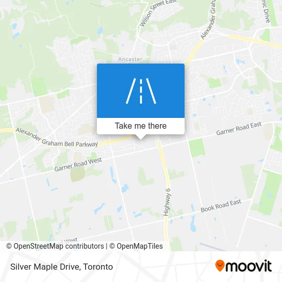 Silver Maple Drive map