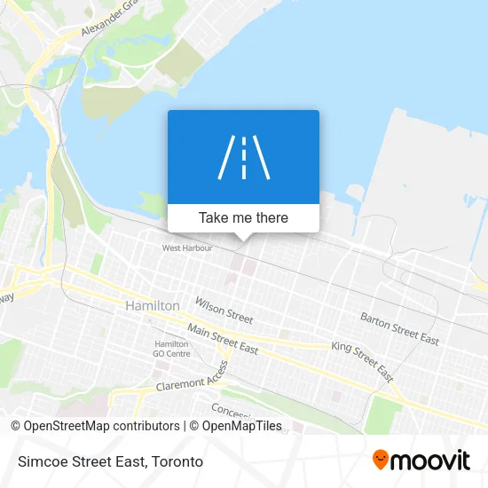 Simcoe Street East plan