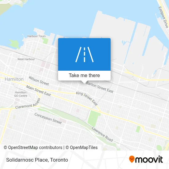 Solidarnosc Place map
