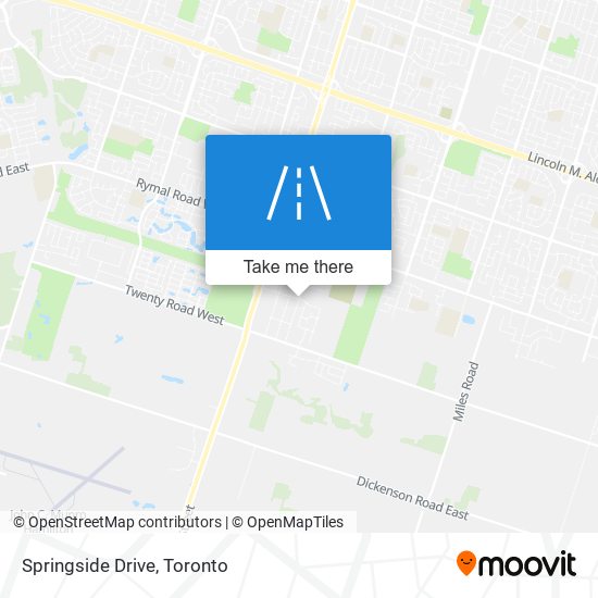 Springside Drive map