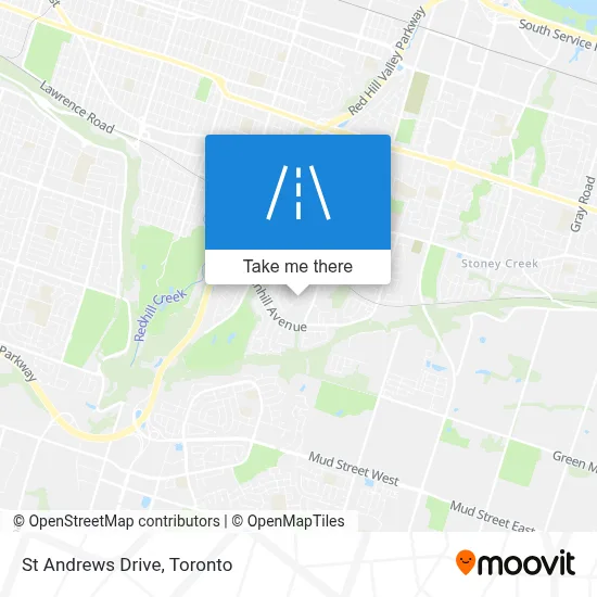 St Andrews Drive map