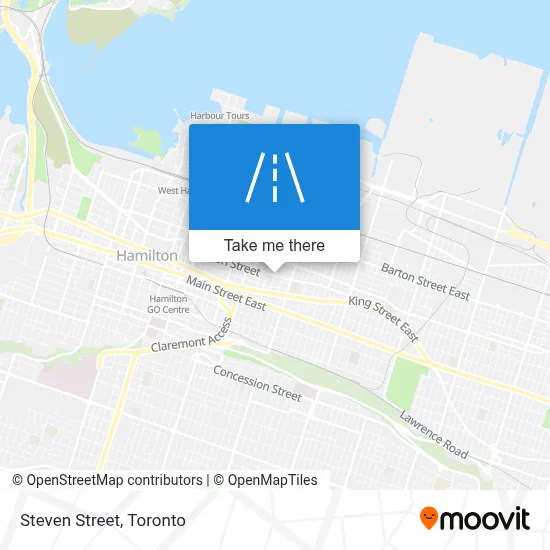 Steven Street map