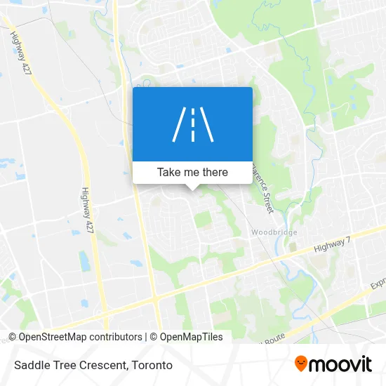 Saddle Tree Crescent map