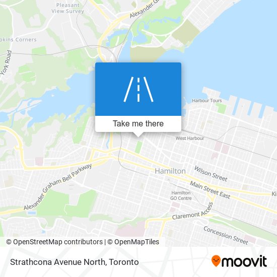 Strathcona Avenue North map