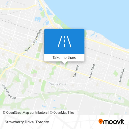 Strawberry Drive map