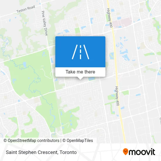 Saint Stephen Crescent map