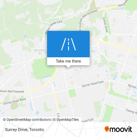 Surrey Drive map