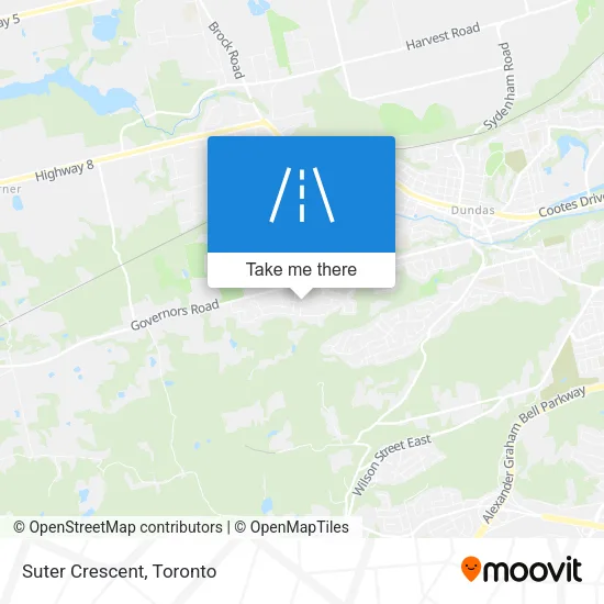 Suter Crescent map