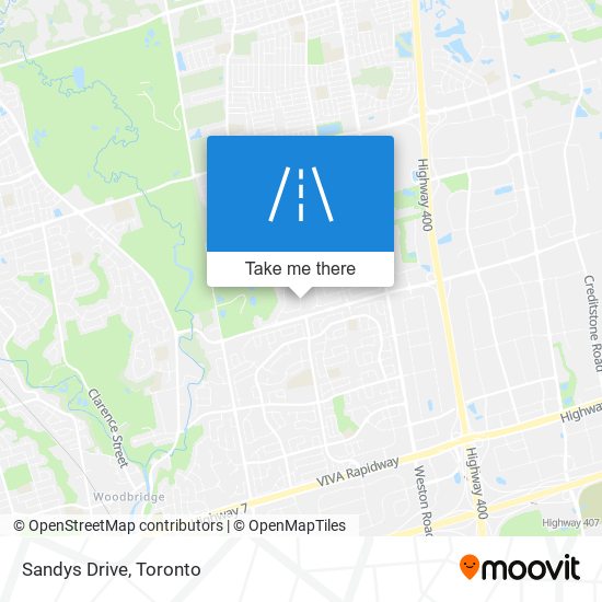 Sandys Drive map