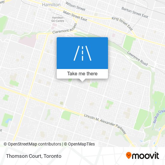 Thomson Court map