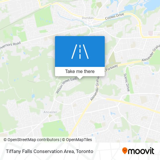 Tiffany Falls Conservation Area plan