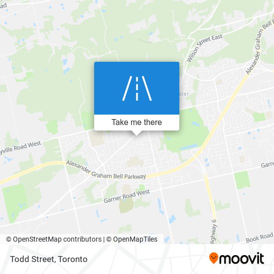 Todd Street map