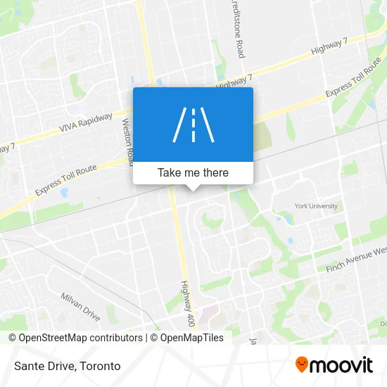 Sante Drive map
