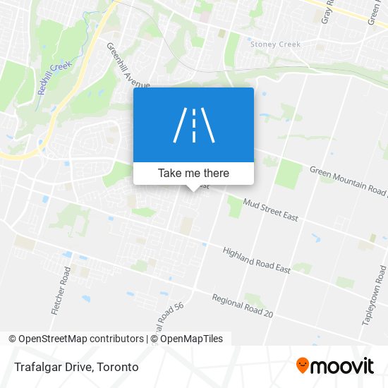 Trafalgar Drive plan