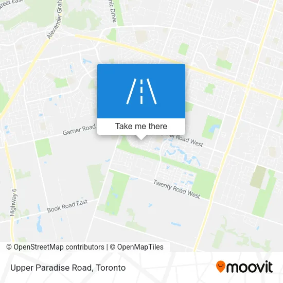 Upper Paradise Road plan