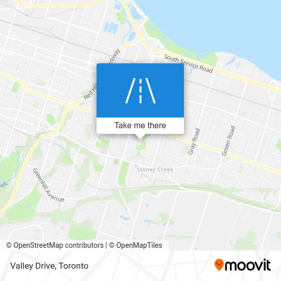 Valley Drive map