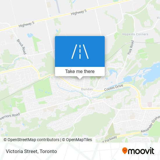 Victoria Street map