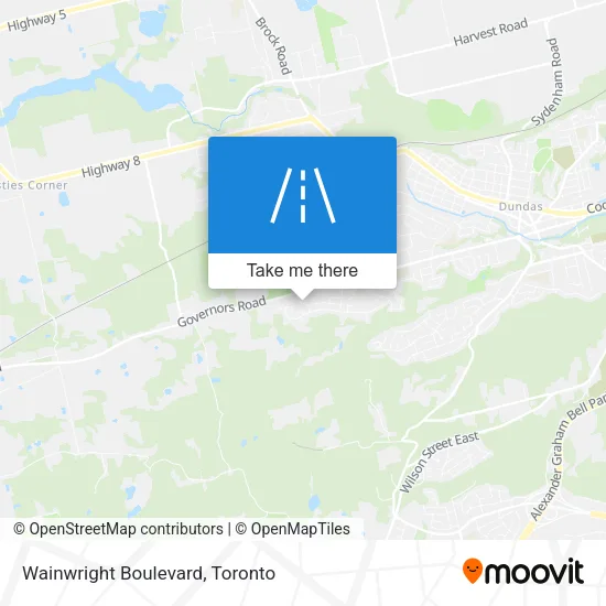 Wainwright Boulevard map