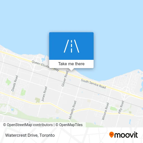 Watercrest Drive map