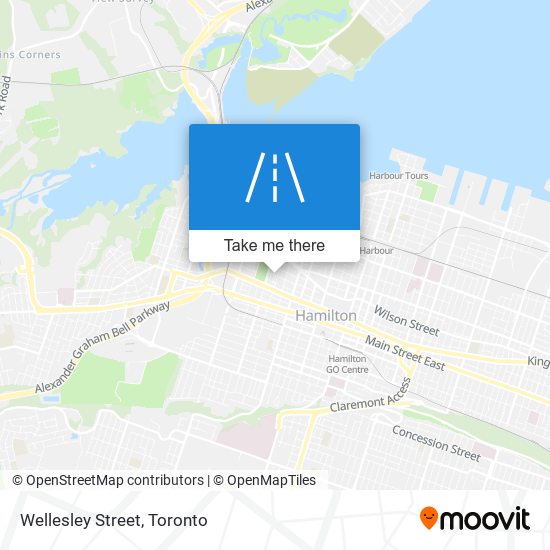 Wellesley Street map