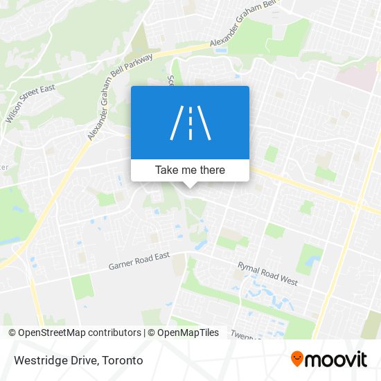 Westridge Drive map