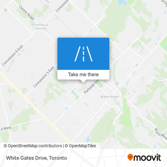 White Gates Drive map