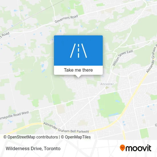 Wilderness Drive map