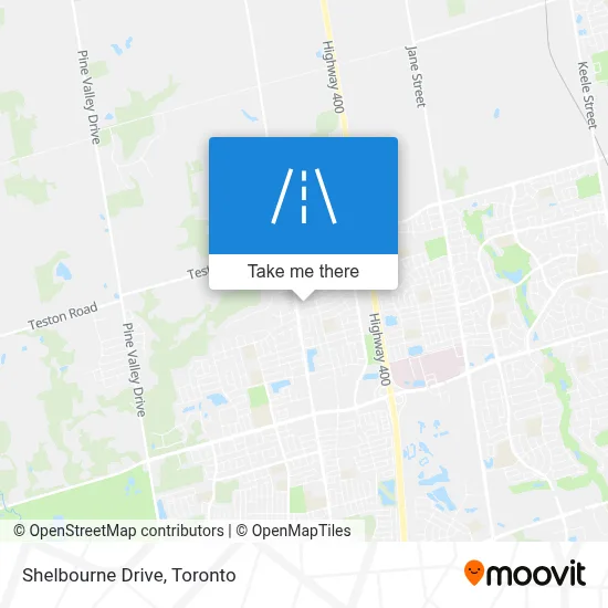 Shelbourne Drive map
