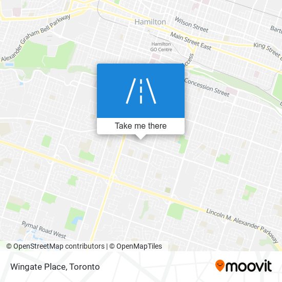 Wingate Place map