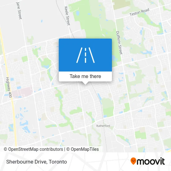 Sherbourne Drive map
