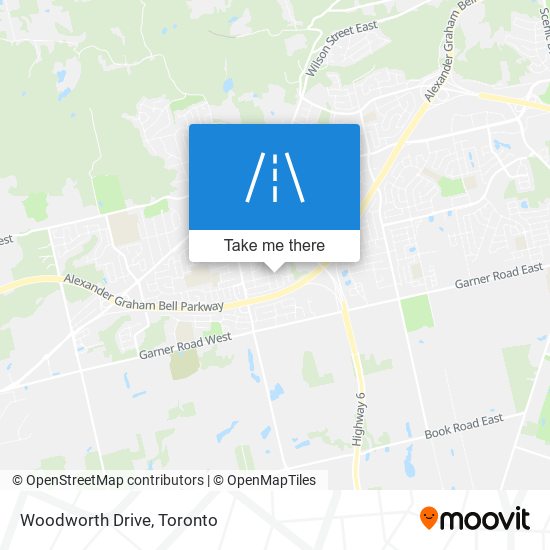 Woodworth Drive map